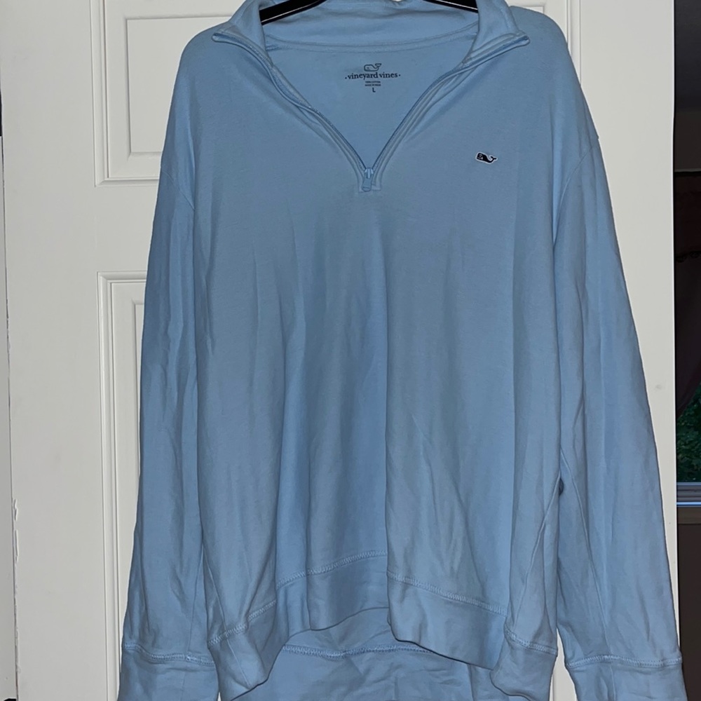 Vineyard Vines Men’s Large 1/4 Zip - Blue